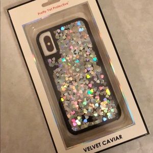 NEW Protective Holographic Hearts iPhone X/10 Case